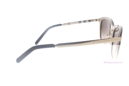 Burberry BE 4169Q 342613 Brown/Gold Quilted Brown Squared Sunglasses NWT AUTH Deal in New York